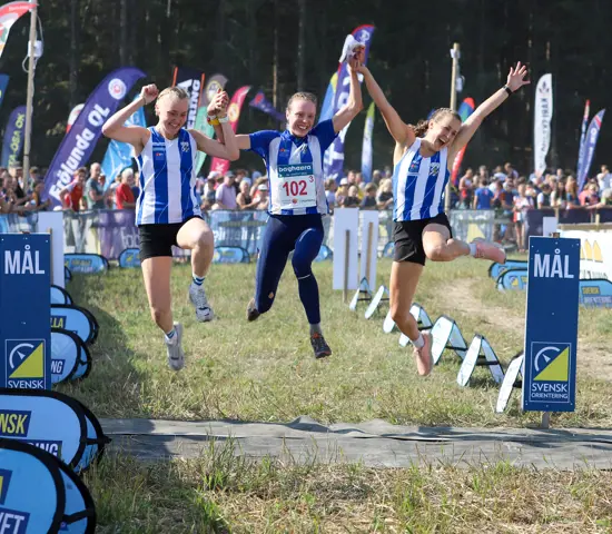 IFK Göteborg jublar vid målgång