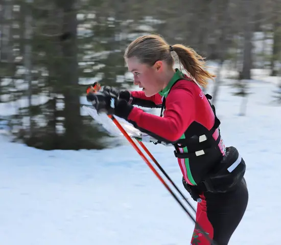 Frida Sandberg med fullt fokus på väg mot SM-guld i långdistans.