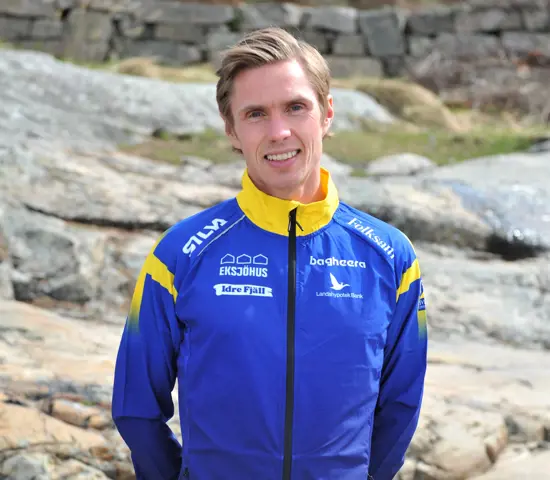 Martin Regborn dagen innan världscuppremiären i Norge.
