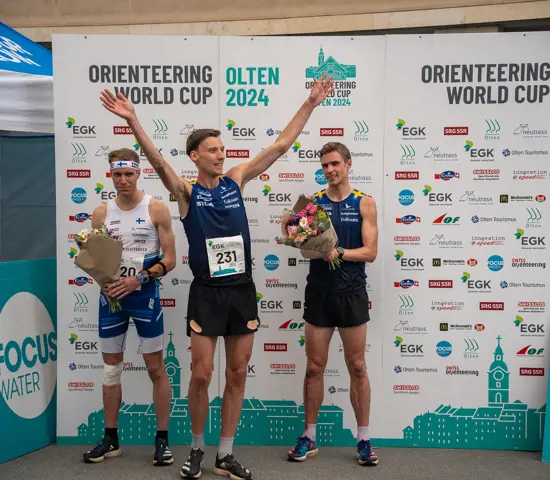 Pallen under världscupen i Olten