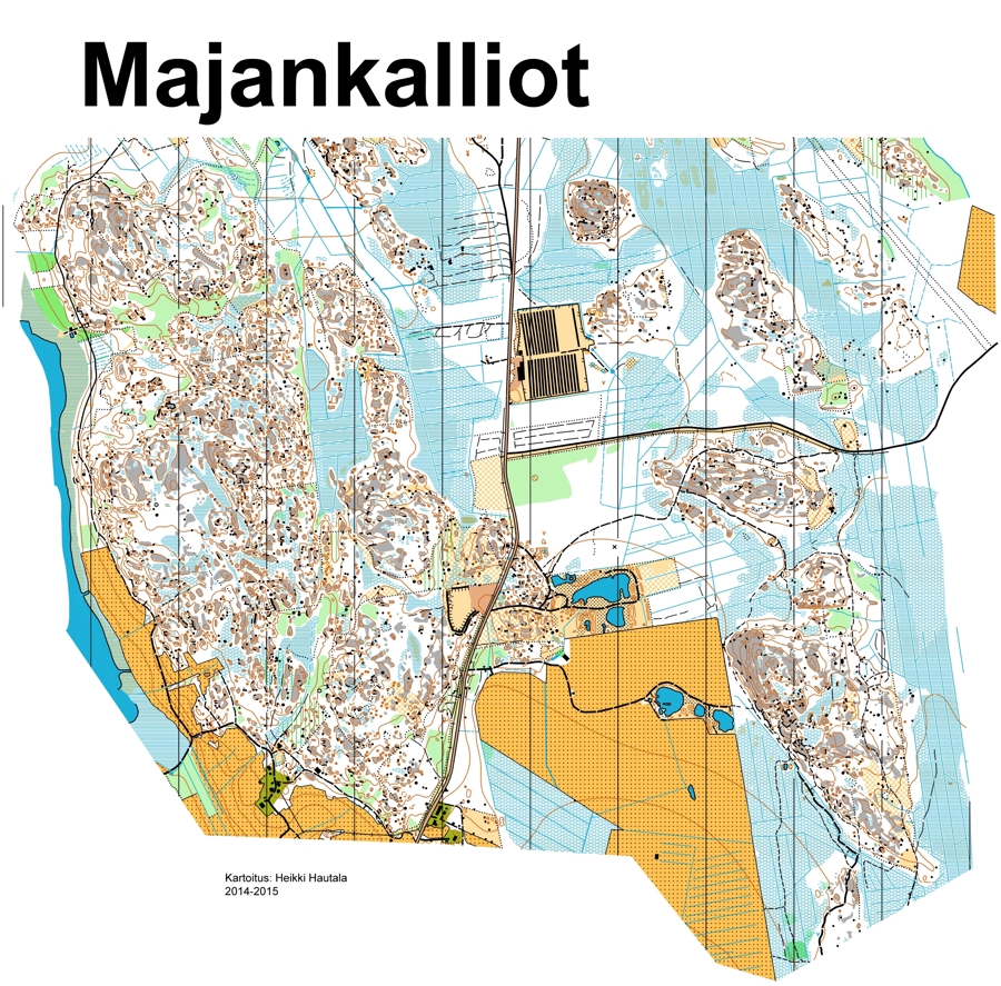 gammal karta från området