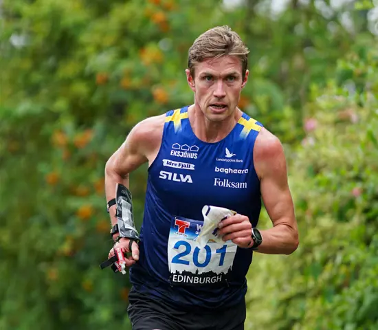 in Regborn mot en andraplats i kvalet på knockout-sprinten på VM i Edinburgh.