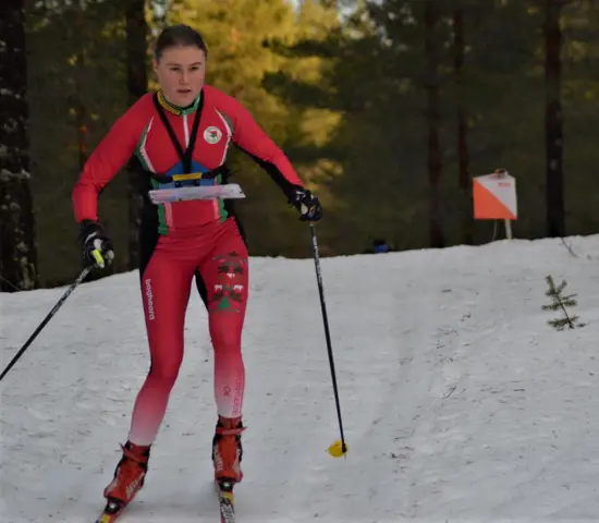 Frida Sandberg vann klart på sprinten i Sjusjön på lördagen.