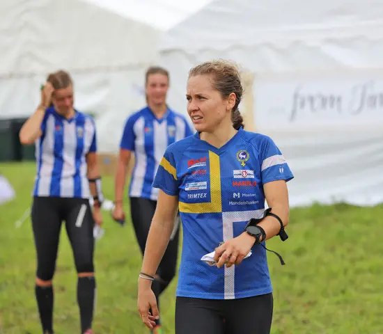 Lisa Risby vid SM-kval medeldistans hösten 2023.