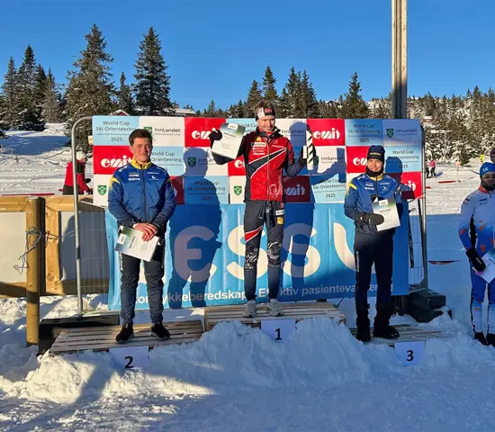 Jonatan Ståhl tog andra plats bakom Jörgen Baklid och Andrei Lamov slutade trea.