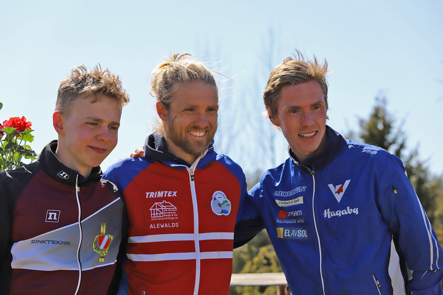 Fr.v Axel Elmblad, Gustav Bergman och Martin Regborn. Foto: Tilda Andersson.