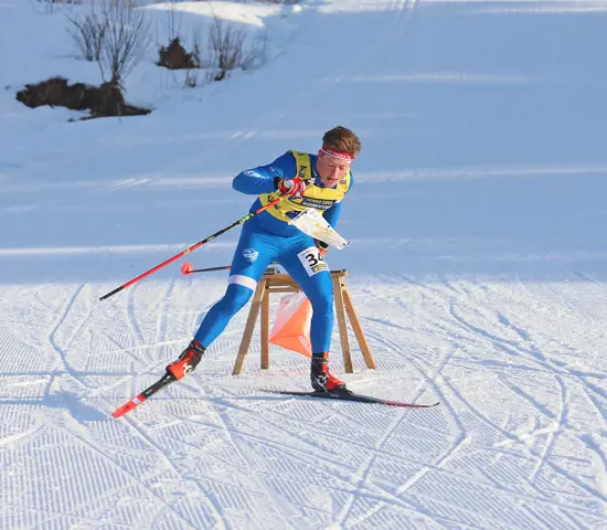 Jonatan Ståhl har fått en bra start på skidorienteringssäsongen. På söndagens vann han Sjusjörennets medeldistans i stor stil. Bilden dock från Svenska Cupen i Falun förra vintern.