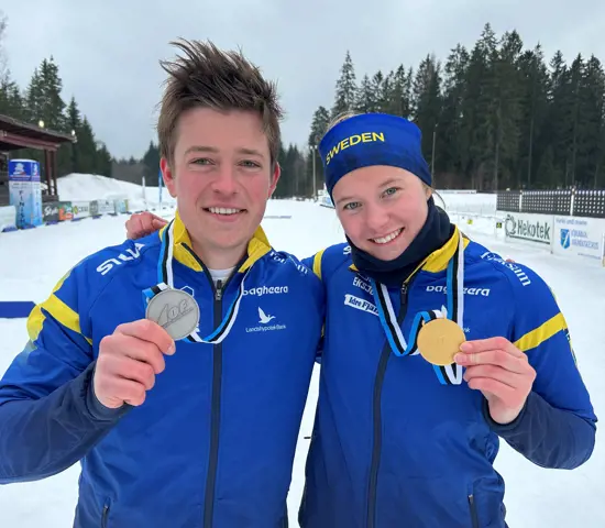 Jonatan Ståhl med silver och Ella Turesson med guld på U23-VM.