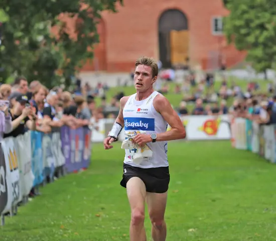 Martin Regborn sprang hem en silverpeng på Terräng-SM över 4 kilometer på lördagen. Bilden dock från sommarens Sprint-SM i Västerås.