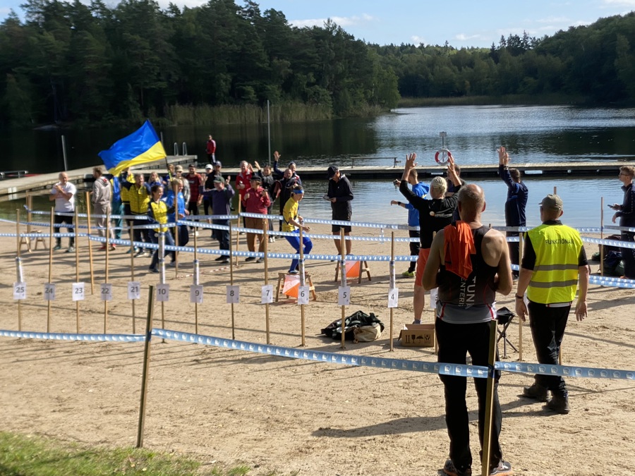 Arena Rösjöbadet på sandstranden