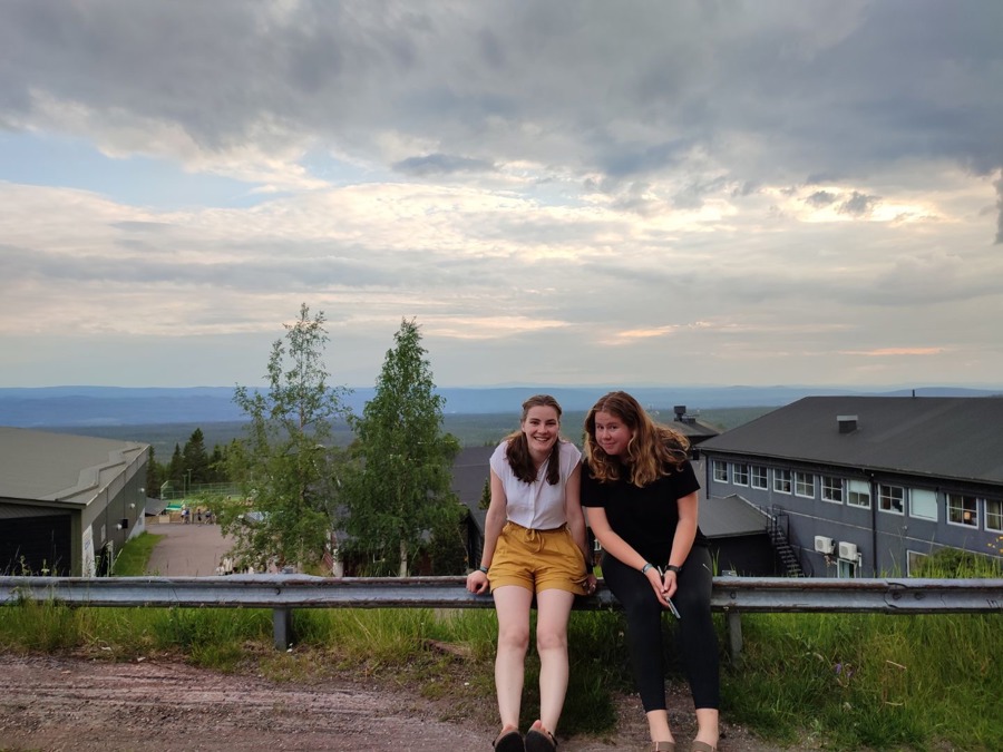 Regntunga skyar över Idre Fjäll.