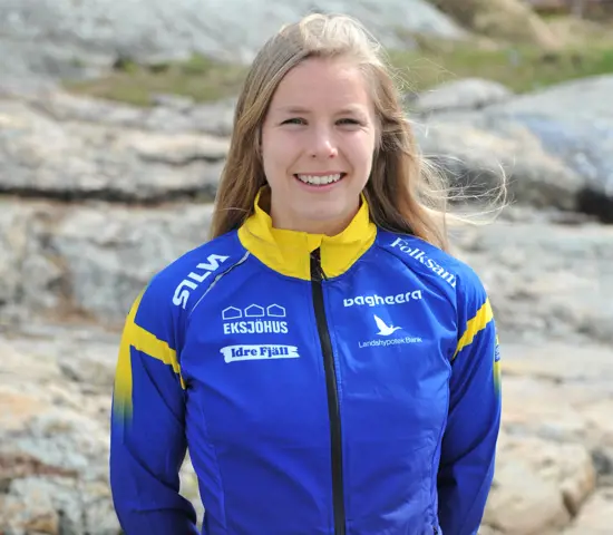 Sara Hagström dagen innan världscupstart i Norge.
