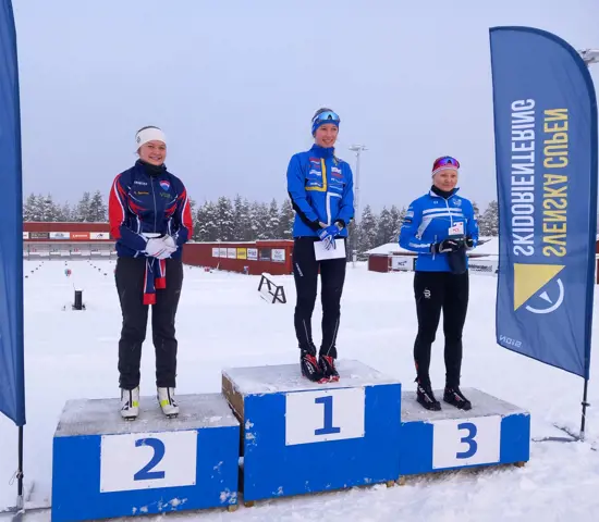 Topp tre i klassen D18 på svenska cupen