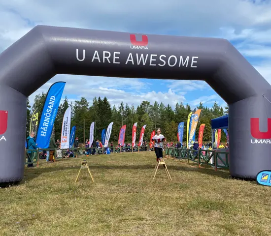 Det bjöds på härligt höstväder under USM i Härnösand.