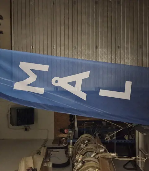 Ny beachflagga Mål
